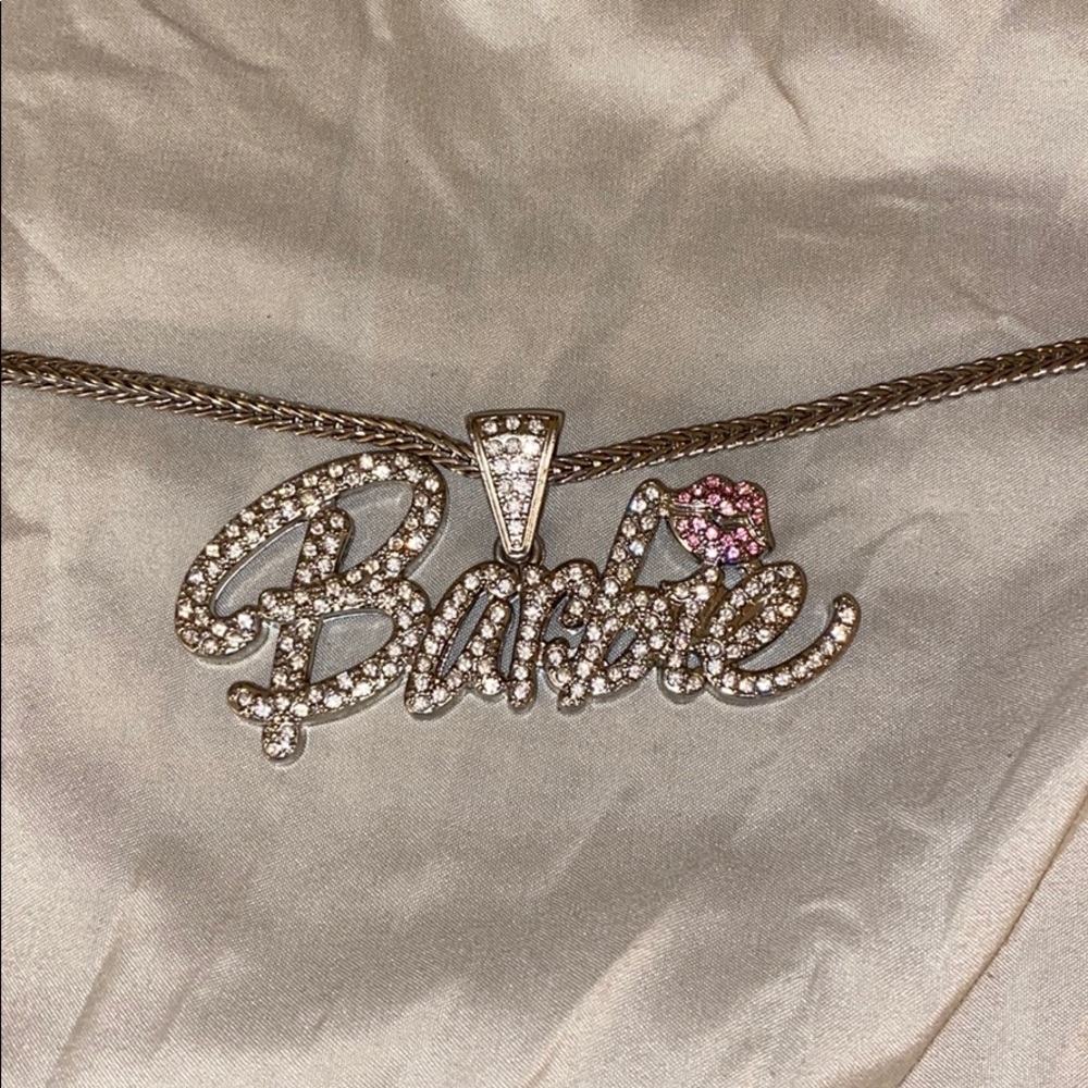 Nicki Minaj Barbie tennis necklace/chain